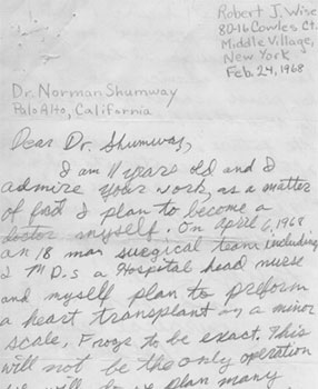 Dear Dr. Shumway - A boy, two frogs and an airmail letter 