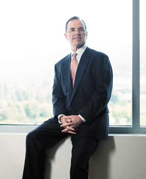 Steve Burd portrait. CEO of Safeway.