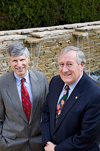 Philip Pizzo (left) and Christopher Dawes